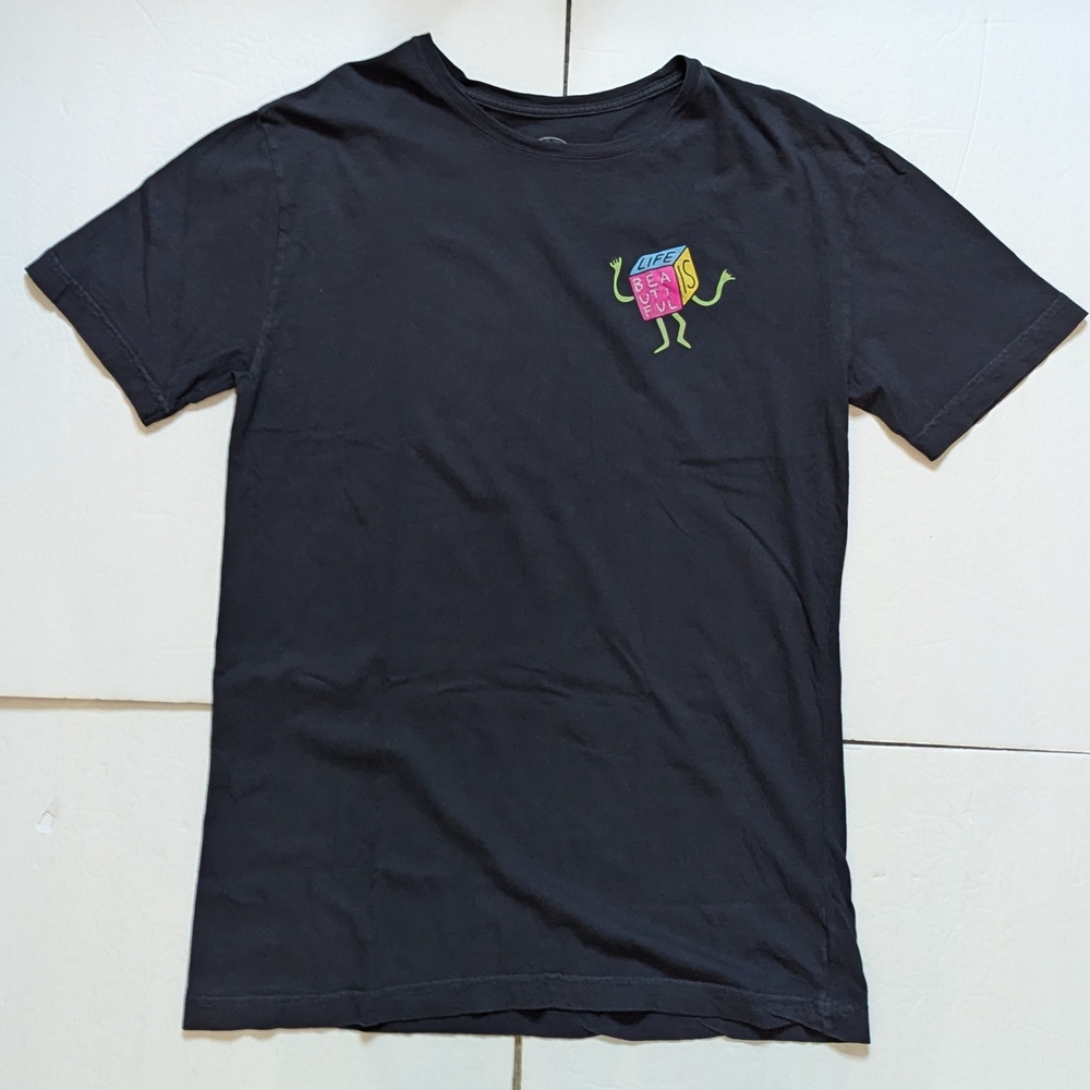 Life Is Beautiful Festival T Shirt. Boom Box. Used. Men's Large. Las Vegas.